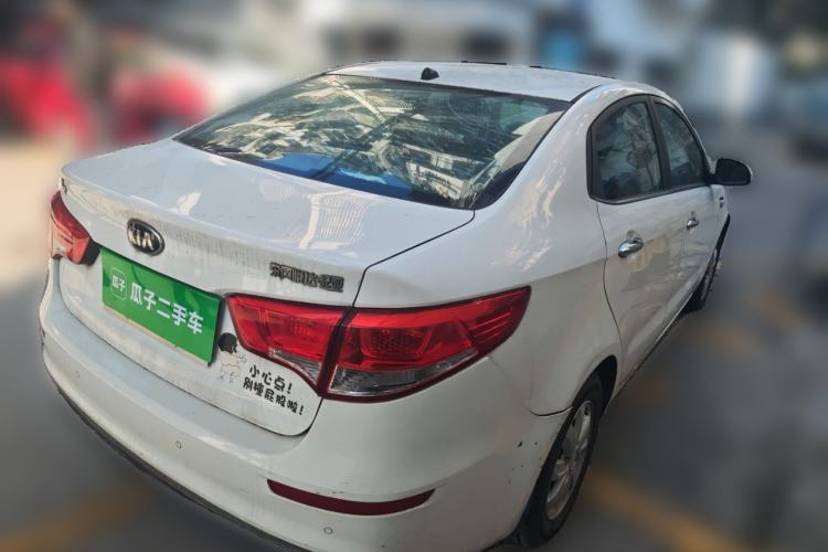 Used Kia K2 2015 Sedan 1.4L MT GLS Rear Right 45 Deg
