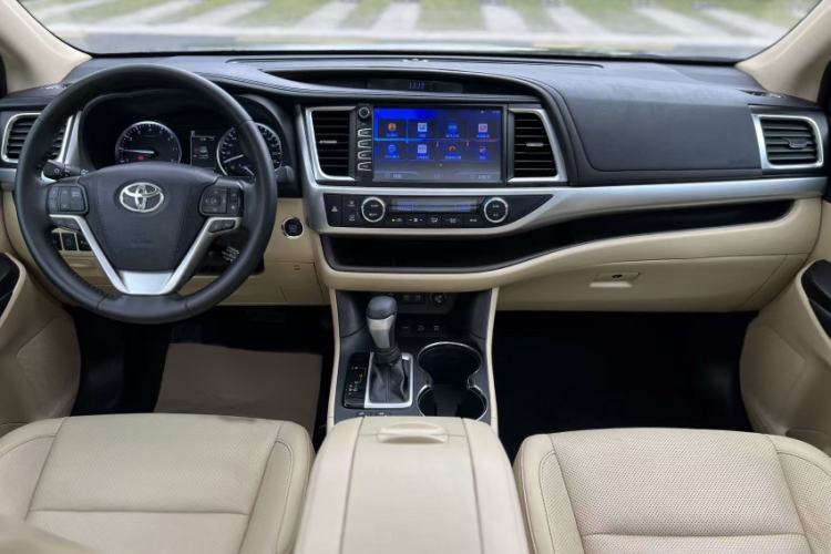 Used Toyota Highlander 2018 2.0T Four-Wheel Drive Luxury Version 7 Seats China VI Standard

