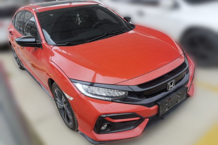 Used Honda Civic 2021 HATCHBACK 220TURBO CVT Trendy Cool Edition Front Right 45 Deg