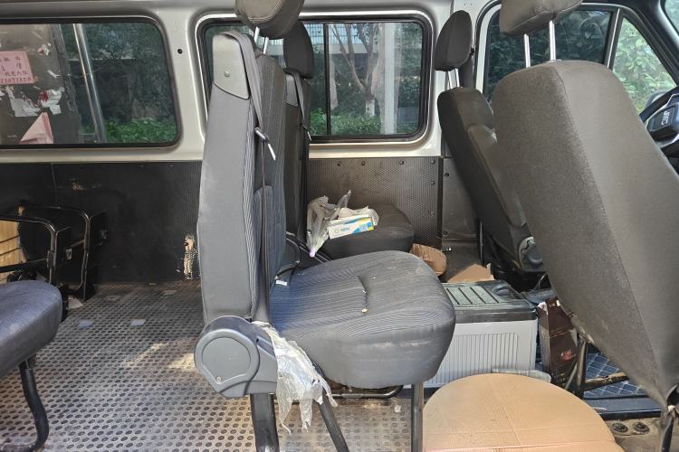 Used JMC Transit 2021 2.8T Space King Standard Version Long Wheelbase Mid-Height Roof Rear Single Tire – Step 6-Seater Diesel China VI Emission Standard JX493
