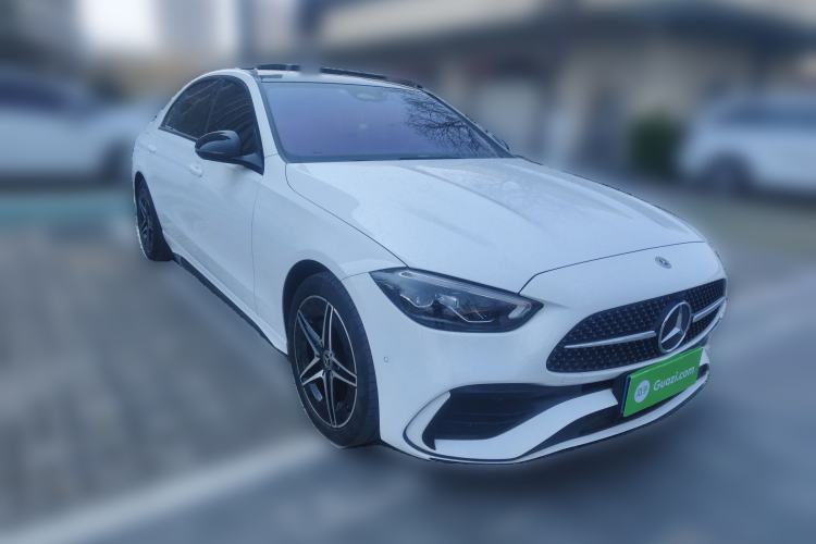 Used Mercedes-Benz C-Class 2023 Restyled C 260 L Night Edition Sports Version Front Right 45 Deg