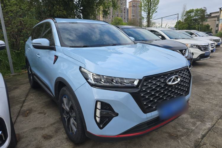 Used Chery Tiggo 7 PLUS 2021 Kunpeng Edition 1.6 TGDI DCT Prestige Model Front Right 45 Deg