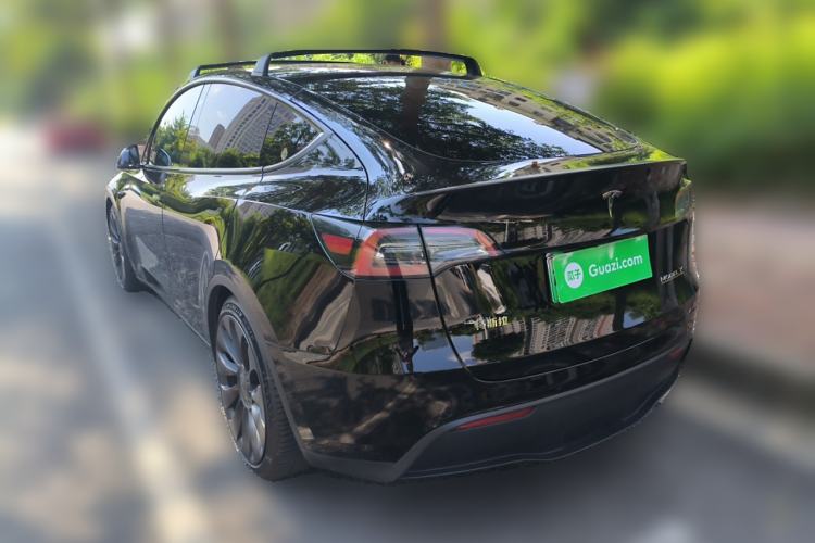 Used Tesla Model Y 2021 Performance High-Performance All-Wheel-Drive Version Rear Left 45 Deg