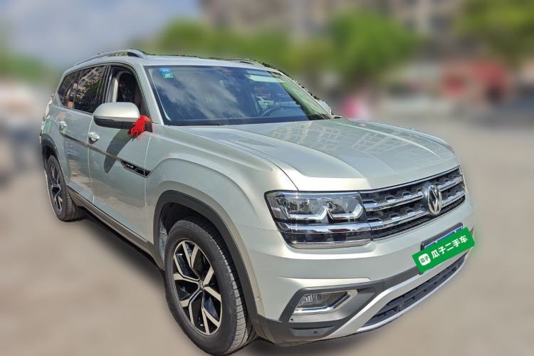 Used Volkswagen Teramont 2019 380TSI Four-Wheel Drive Luxury Version China V Standard Front Right 45 Deg