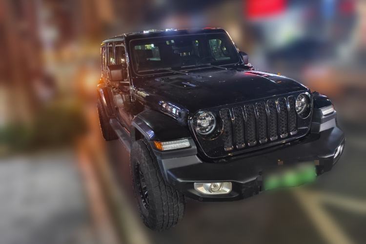 Used Jeep Wrangler New Energy 2021 Four-Door 2.0T 4xe Sahara Front Right 45 Deg