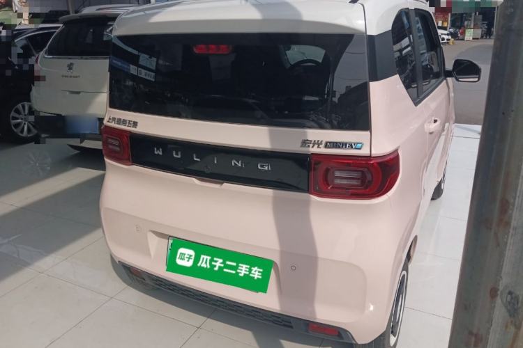 Used Wuling Hongguang MINIEV 2021 Macaron Premium Model – Lithium Iron Phosphate Rear Right 45 Deg