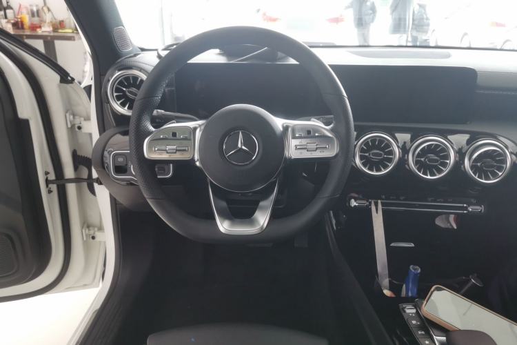 Used Mercedes-Benz A-Class 2022 Restyled A 200 L Sport Sedan Dynamic Version Steering Wheel