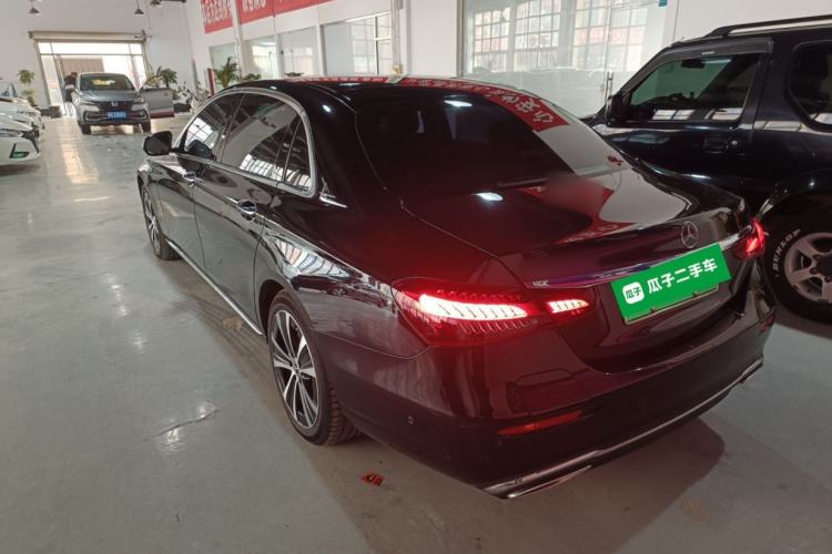 Used Mercedes-Benz E-Class New Energy 2022 Second Facelift E 350 e L Plug-in Hybrid Sports Sedan Exterior 2
