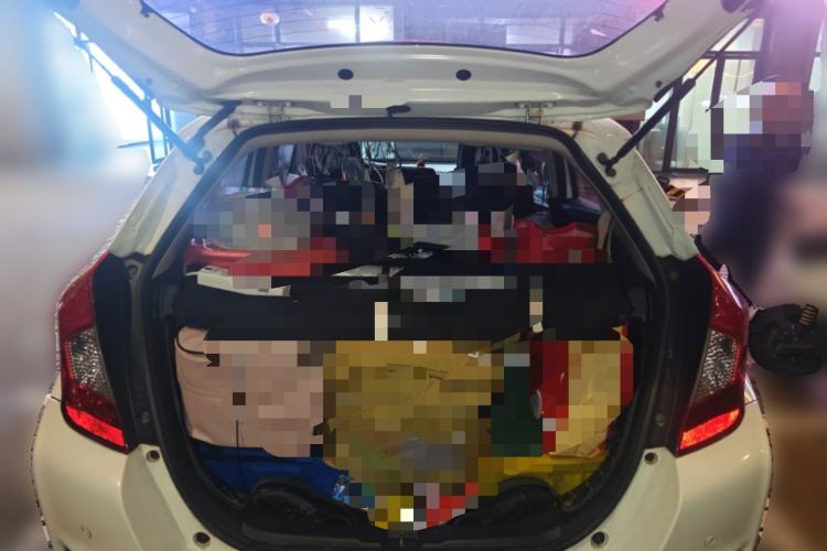 Used Honda Fit 2016 1.5L LX CVT Comfort Model Trunk