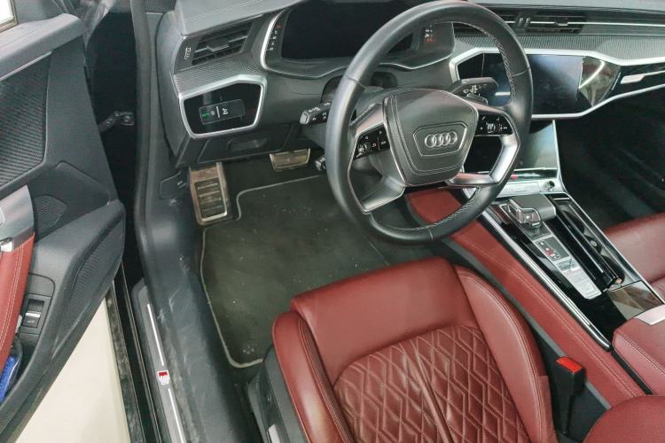 Used Audi A7L 2024 55 TFSI quattro Black Warrior Edition Steering Wheel