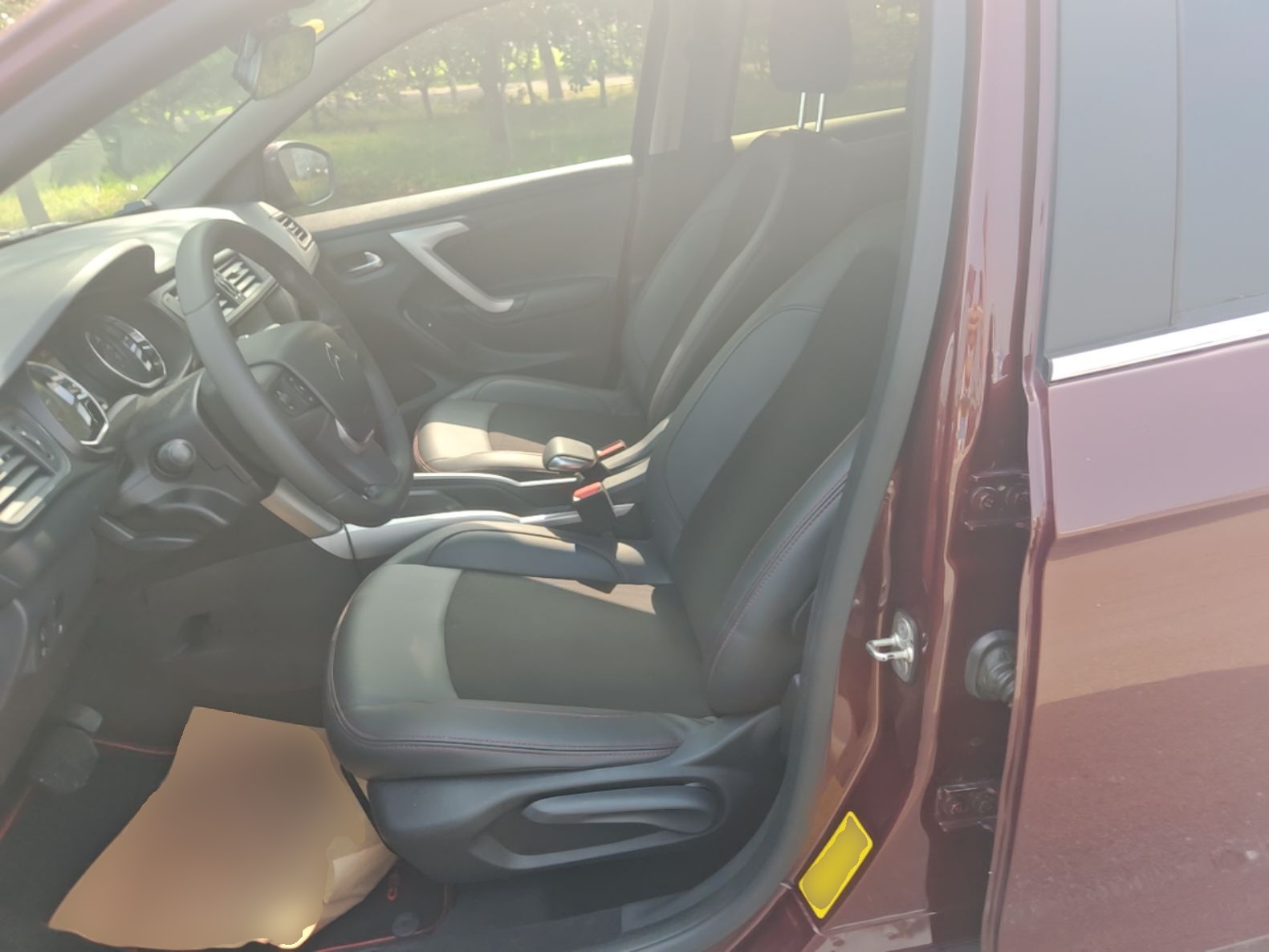 Avant de la voiture