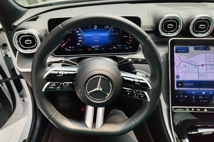 Used Mercedes-Benz C-Class New Energy 2024 Revised Version C 350 eL Steering Wheel