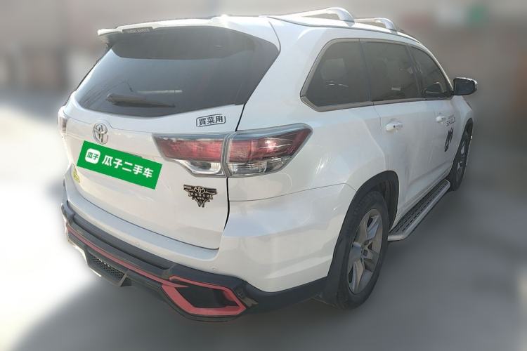 Used Toyota Highlander 2017 2.0T Four-Wheel Drive Luxury Edition 7 Seats Rear Right 45 Deg