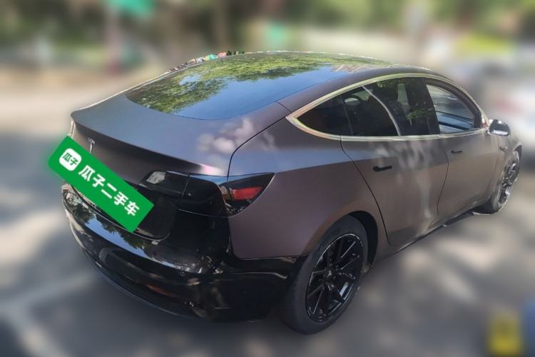 Used Tesla Model 3 2020 Standard Range Rear-Wheel Drive Upgraded Version Rear Right 45 Deg