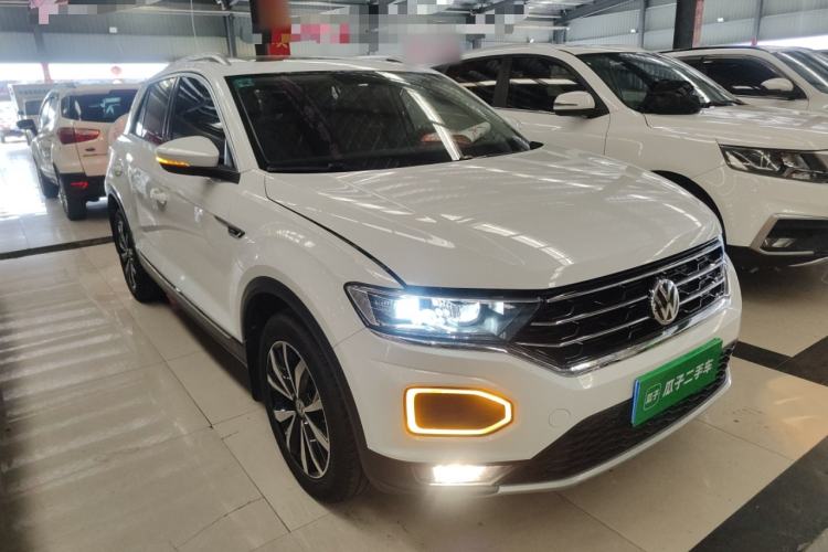 Used Volkswagen T-ROC 2018 280TSI DSG Two-Wheel-Drive Comfort Version China V Standard Front Right 45 Deg