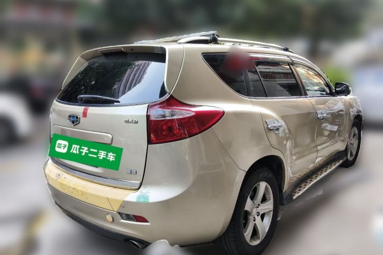 Used Geely Auto GX9 2014 2.4L Automatic Two-Wheel Drive Deluxe Model Rear Right 45 Deg