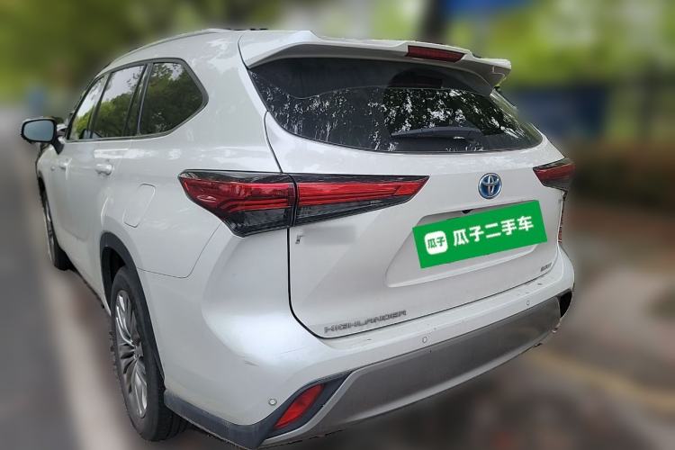 Used Toyota Highlander 2022 Dual-Engine 2.5L Four-Wheel Drive Prestige Version 7 Seats Rear Left 45 Deg