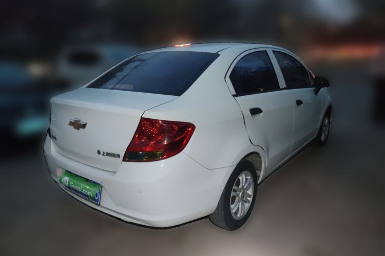 Used Chevrolet Sail 2013 Sedan 1.4L Manual Ideal Happiness Edition Rear Right 45 Deg