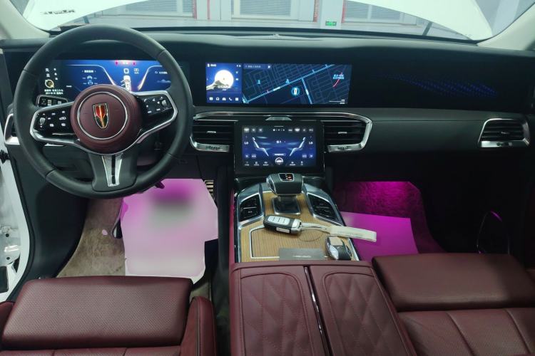 Used Hongqi E-HS9 2022 690 km Range Flagship Edition Six Seats Center Console