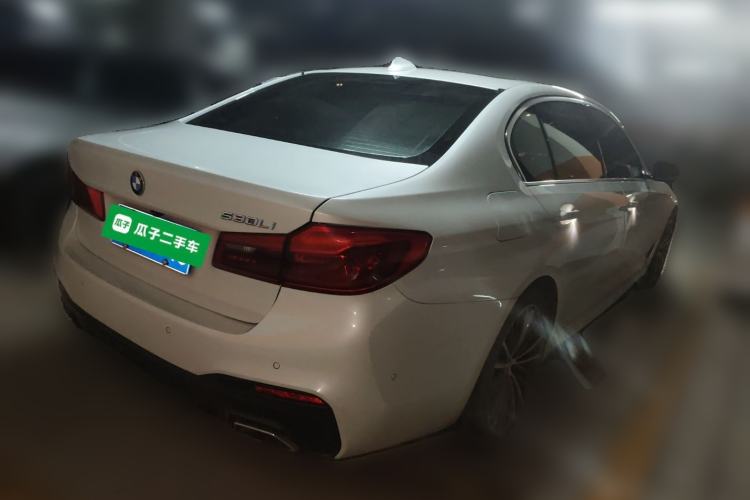 Used BMW 5 Series 2020 530Li Luxury Edition M Sport Package Rear Right 45 Deg