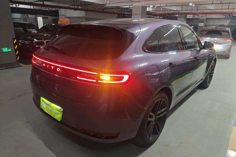 Used Hima AITO M5 2025 Extended-Range Ultra All-Wheel-Drive Version Rear Right 45 Deg