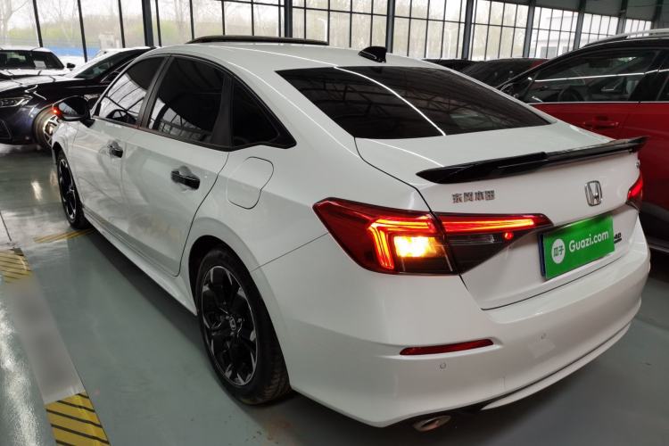 Used Honda Civic 2022 240TURBO CVT Dynamic Edition Rear Left 45 Deg