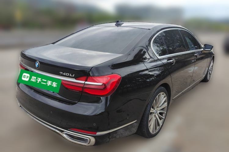 Used BMW 7 Series 2018 740Li Leading Model Excellence Package Rear Right 45 Deg