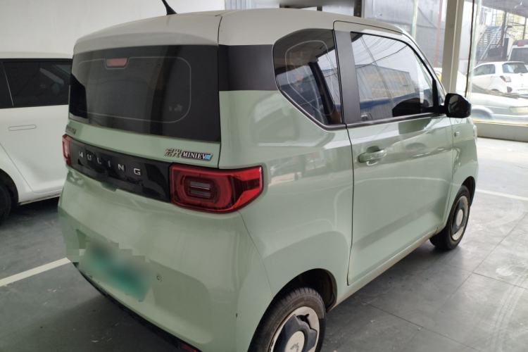 Used Wuling Hongguang MINIEV 2021 Macaron Fashion Model Lithium Iron Phosphate Rear Right 45 Deg