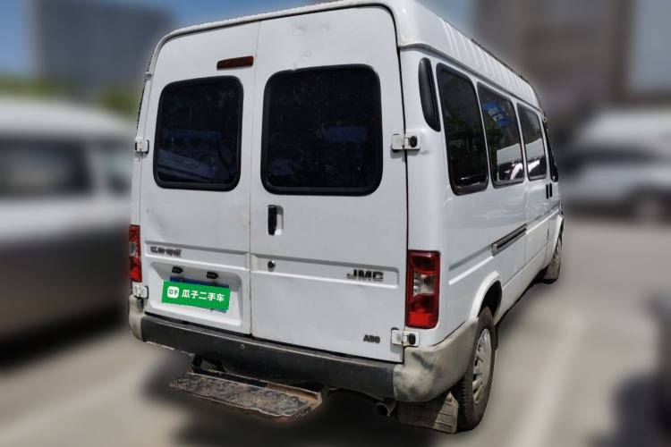 Used JMC Transit 2017 2.8T Commercial Version Long Wheelbase Mid-Roof 6/7/8-Seater JX493 Rear Right 45 Deg