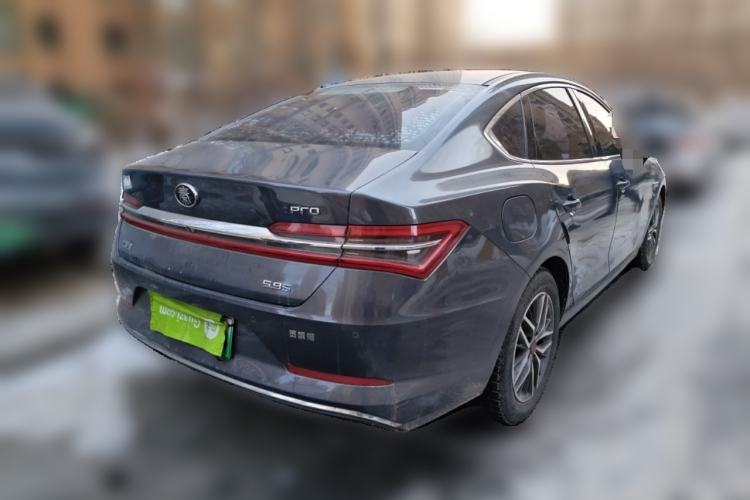 Used BYD Qin Pro New Energy 2019 DM Super Edition 1.5TI Automatic Smart Connect Speedy Model China VI Standard Rear Right 45 Deg