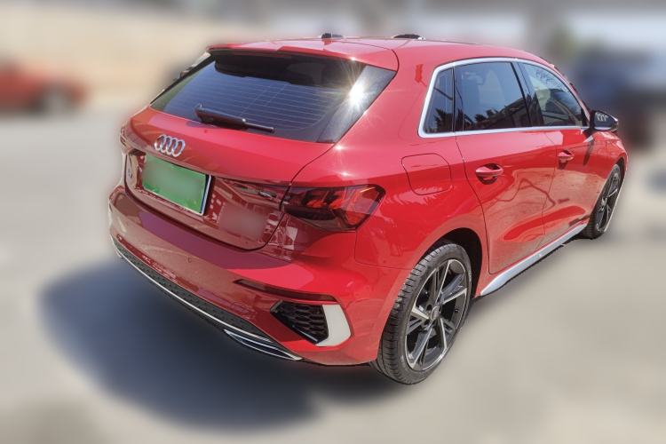 Used Audi A3 2024 Sportback 35 TFSI Fashionable Sports Model Rear Right 45 Deg