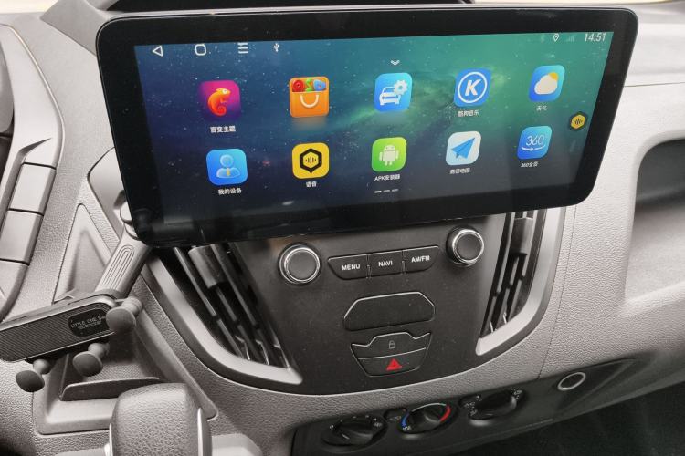 Used Ford Transit 2019 2.0T Gasoline Automatic Business & Travel Version Mid-Drive Mid-Roof 9-Seater China VI Standard
