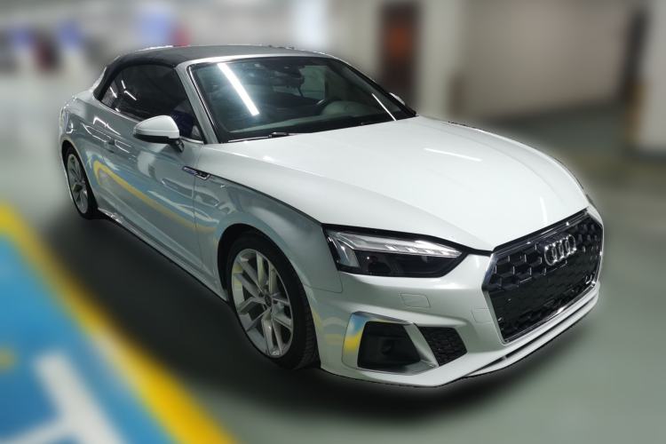 Used Audi A5 2021 Cabriolet 40 TFSI Fashionable and Dynamic Model Front Right 45 Deg