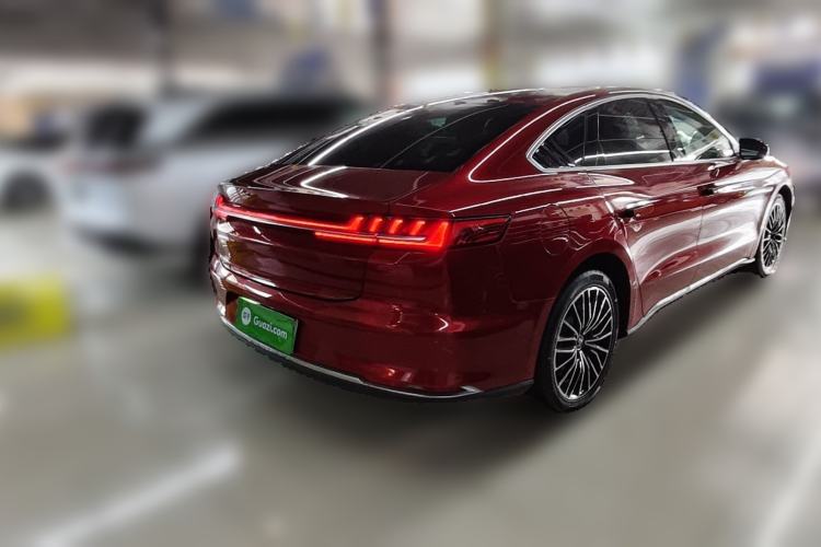 Used BYD Han 2022 DM-i 121KM Prestige Model Rear Right 45 Deg