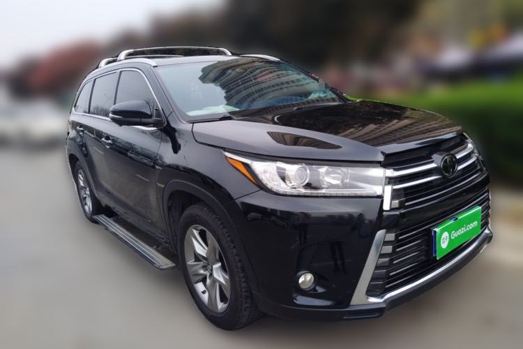 Used Toyota Highlander 2018 2.0T Four-Wheel Drive Prestige Version 7 Seats China VI Standard Front Right 45 Deg