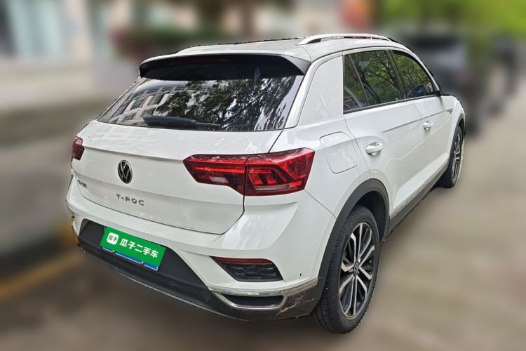 Used Volkswagen T-ROC 2022 280TSI DSG Two-Wheel Drive Comfort PLUS Rear Right 45 Deg