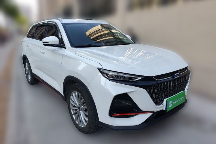 Used CHANGAN OSHAN X7 PLUS 2022 1.5T Blue Whale Edition Automatic Geeker Navigation Model Front Right 45 Deg