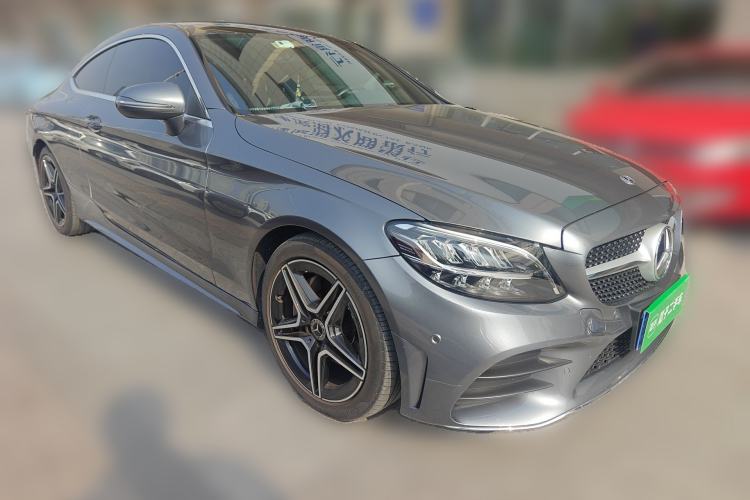 Used Mercedes-Benz C-Class 2020 C 200 Coupe Front Right 45 Deg
