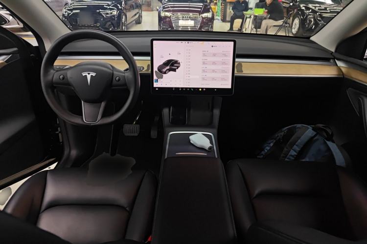 Used Tesla Model Y 2021 Standard Range Rear-Wheel Drive Version Center Console