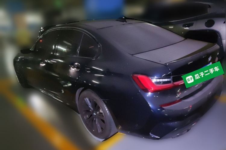 Used BMW 3 Series 2021 325i M Sport Night Edition package Rear Left 45 Deg