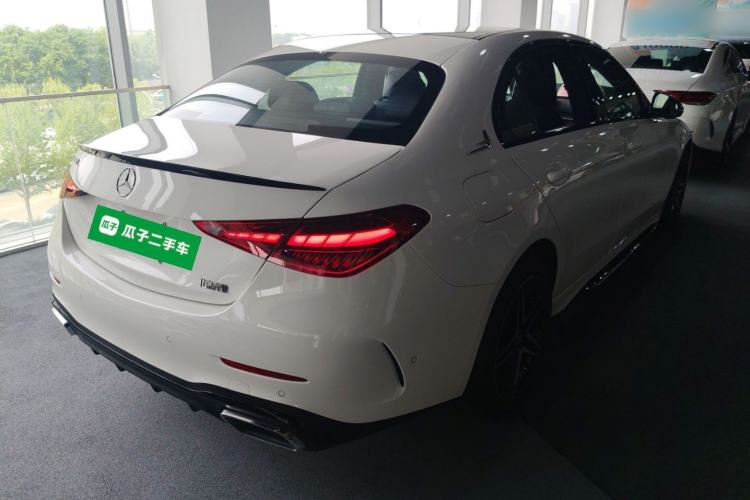 Used Mercedes-Benz C-Class 2025 C 260 L Obsidian Night Sport Edition Rear Right 45 Deg