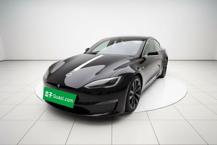 Used Tesla Model S 2023 Three-Motor All-Wheel-Drive Plaid Version Front Left 45 Deg