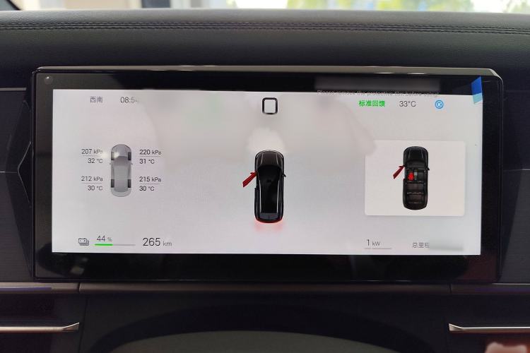 Used BYD Tang L 2025 EV 600KM All-Wheel-Drive LiDAR Flagship Model Instrument Cluster