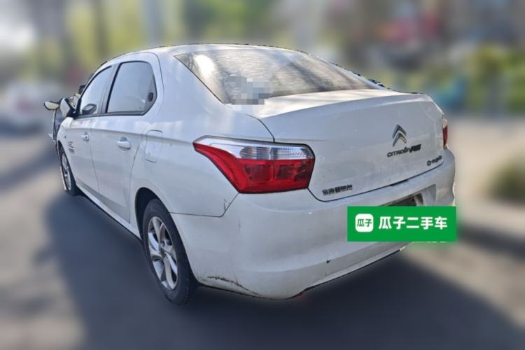 Used Citroen Elysee 2014 1.6L Manual Fashion Edition Rear Left 45 Deg