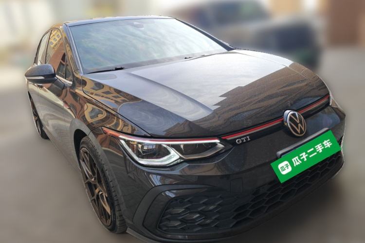 Used Volkswagen Golf GTI 2021 380TSI DSG GTI Front Right 45 Deg