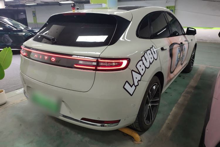 Used Hima AITO M5 2025 Extended-Range Ultra All-Wheel-Drive Version Rear Right 45 Deg