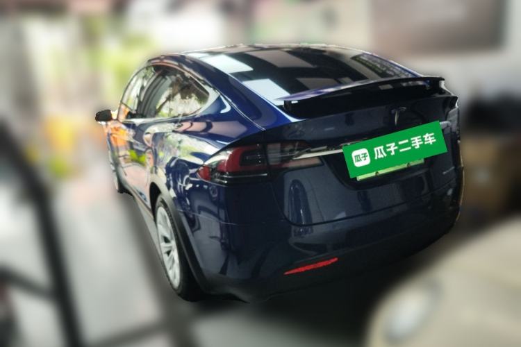 Used Tesla Model X 2019 Long-Range Version Rear Left 45 Deg