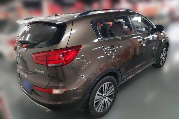 Used Kia Sportage R 2015 2.0L Automatic Two-Wheel Drive DLX Model Rear Right 45 Deg