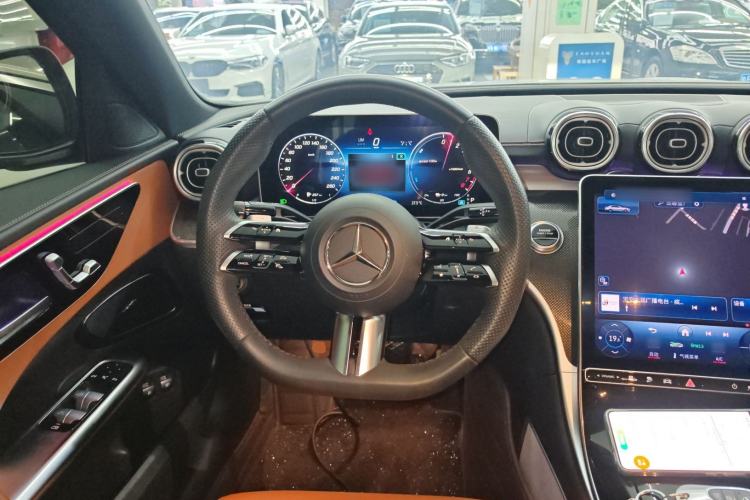 Used Mercedes-Benz C-Class New Energy 2023 Second Facelift C 350 eL Steering Wheel