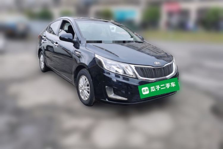 Used Kia K2 2012 Sedan 1.4L Automatic GLS Commemorative Edition Front Right 45 Deg